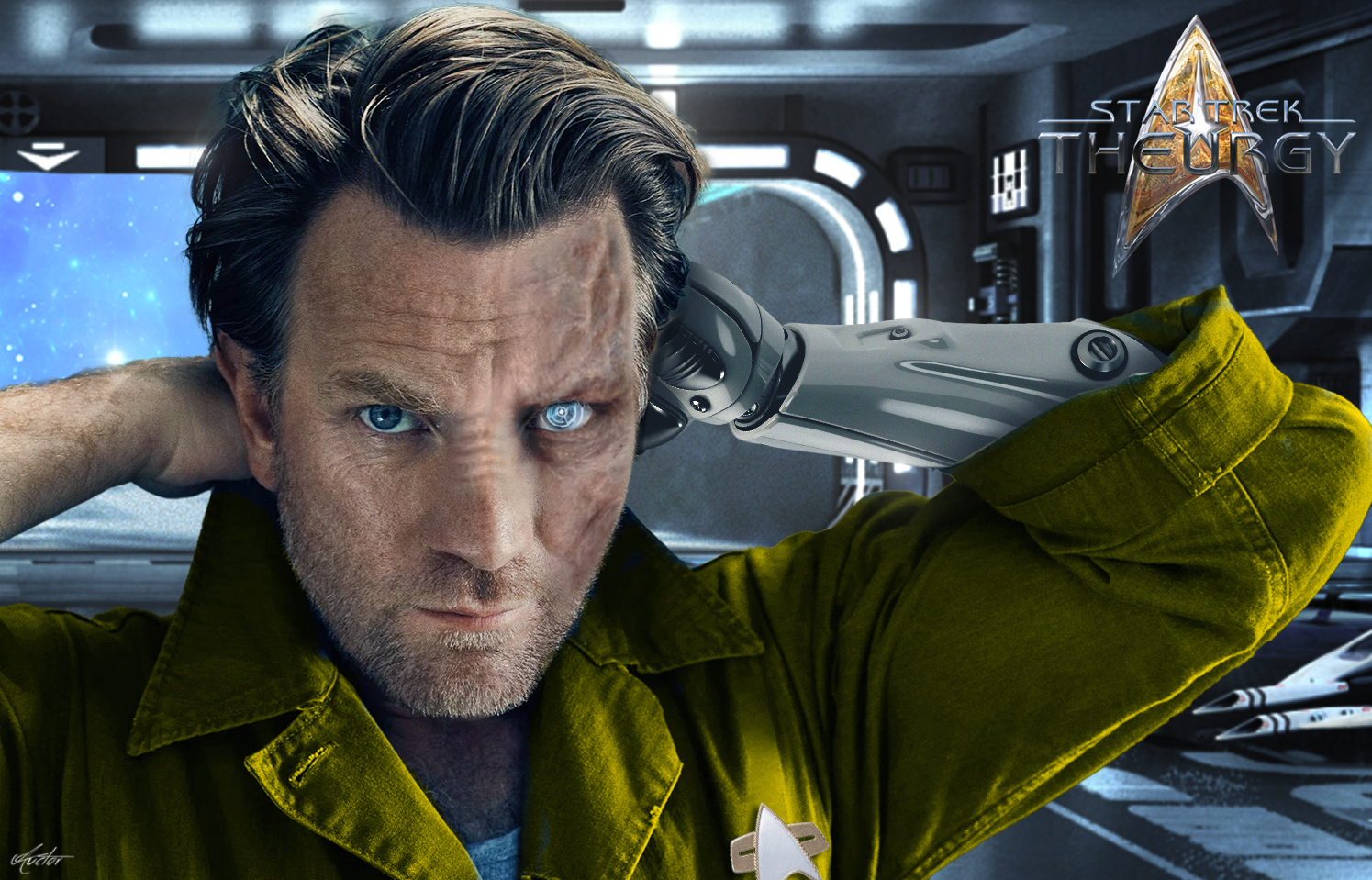 Image: Victor working on the USS Theurgy, in the Valkyrie Project.
