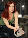 Christine Kennedy as she appeared during the Dominion Occupation of Betazed, c.2374